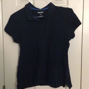 “Old Navy” Navy Blue Collared Shirt
